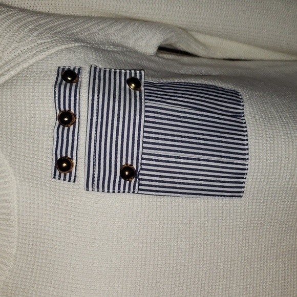 Crown & Ivy cotton nautical sweater - Picture 2 of 8